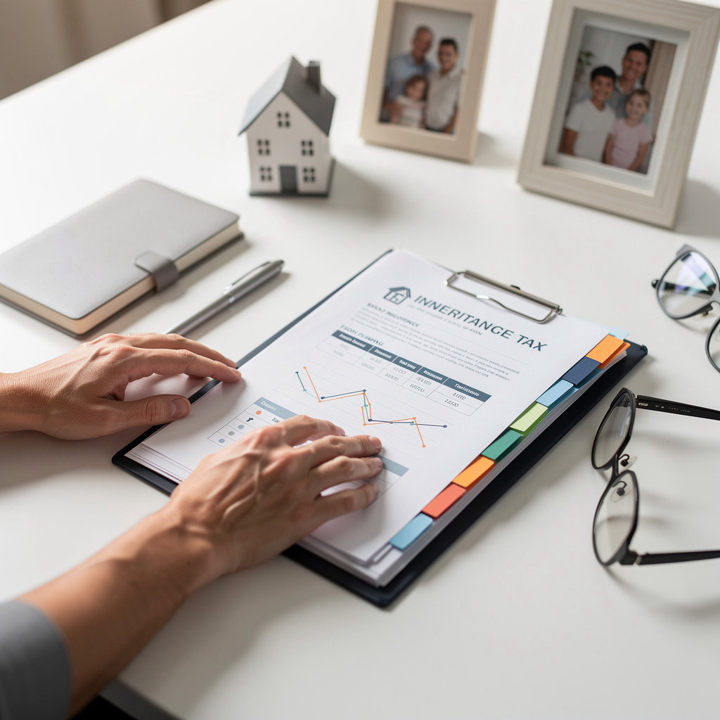 Lawrence & Co inheritance tax planning advisor discussing estate protection strategies with client